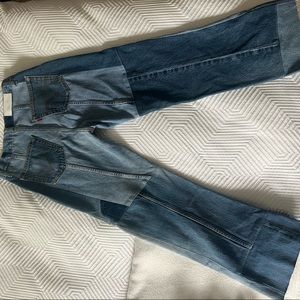 RE/DONE x Levis 70s Loose Flare - Patched Indigo